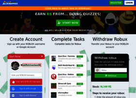 Bloxawards Com At Wi Bloxawards Com Earn Robux By Doing Simple