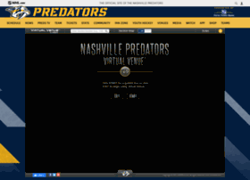 Nashville Predators Virtual Seating Chart