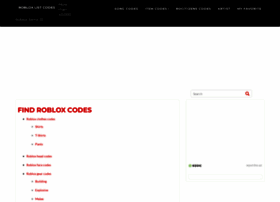 Robloxlist Com At Wi Roblox List Finding Roblox Clothes Code