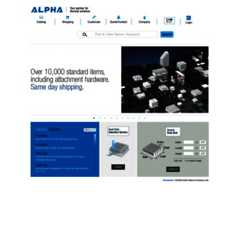 Alphanovatech Com At Wi Alpha Company Alpha Novatech