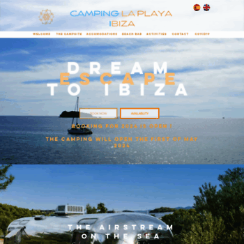 Campinglaplayaibiza Com At Wi Camping La Playa Illes Balears