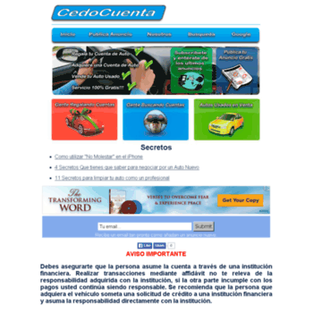 cedocuenta.com at WI. Cuentas de autos en Puerto Rico ...