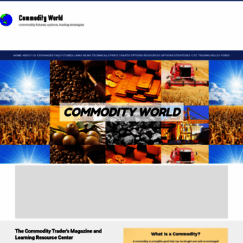 commodityworld.com at WI. CommodityWorld.com -- commodity ...