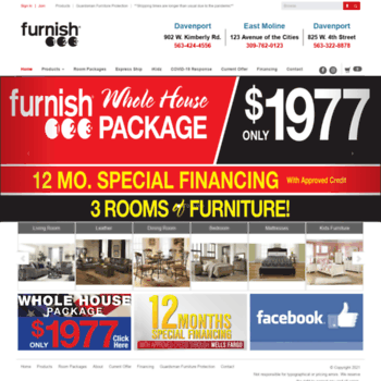 Furnish123quadcities Com At Wi Davenport Ia Furniture Store
