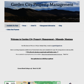 Gcpm Mt Com At Wi Garden City Property Management Inc All