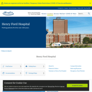henryfordhospital.org at WI. Henry Ford Hospital | Henry ...