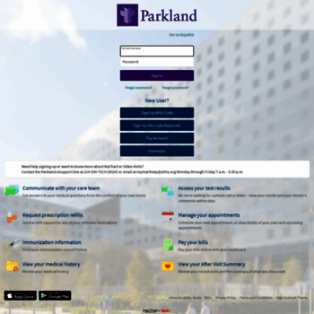 Parkland Hospital My Chart