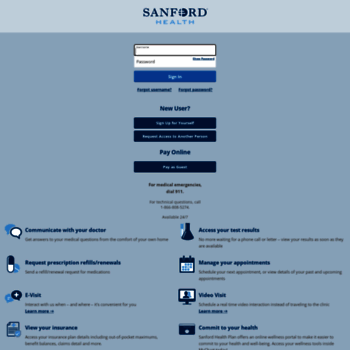 Sanford Health at Website Informer