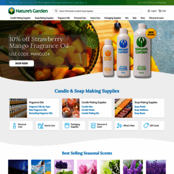 Naturesgardencandles Com At Wi Natures Garden Wholesale Candle