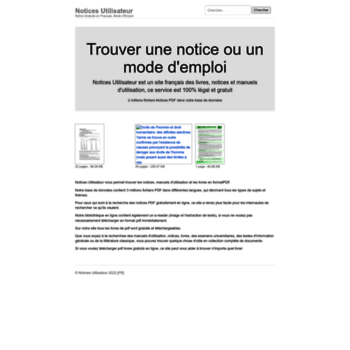 Notices Utilisateurcom At Wi Moteur De Recherche Français