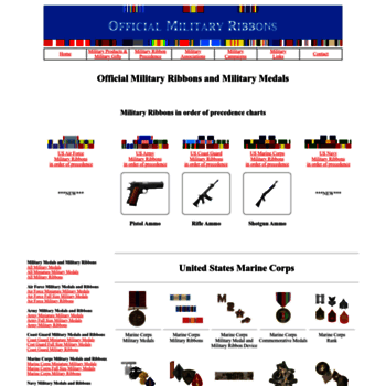 Us Military Ribbons And Medals Chart