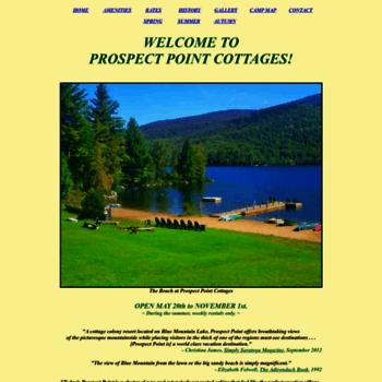 Prospectpt Com At Wi Prospect Point Cottages Home Page