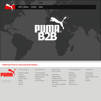 puma b2b site