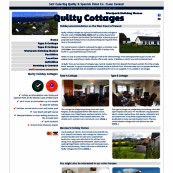 Quiltycottages Com At Wi Quilty Holiday Cottages Self Catering