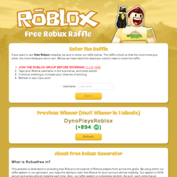Robuxfree In At Website Informer Visit Robuxfree