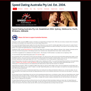 Speed ​​Dating w Sydney w Australii