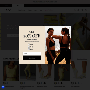 tavinoir.com at WI. Tavi Noir | Barre and Yoga Fashion Grip ...