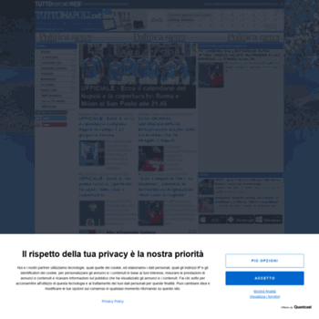 Napoli Calcio Website